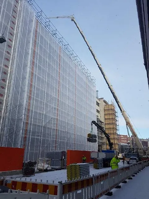 Telinesuoja. Teline & sääsuojatekniikka TST Oy.